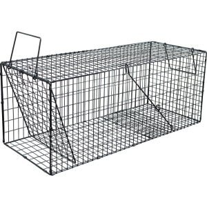 小動物捕獲器スーパー捕獲器（LL）ブラック イタチ タイワンリス 