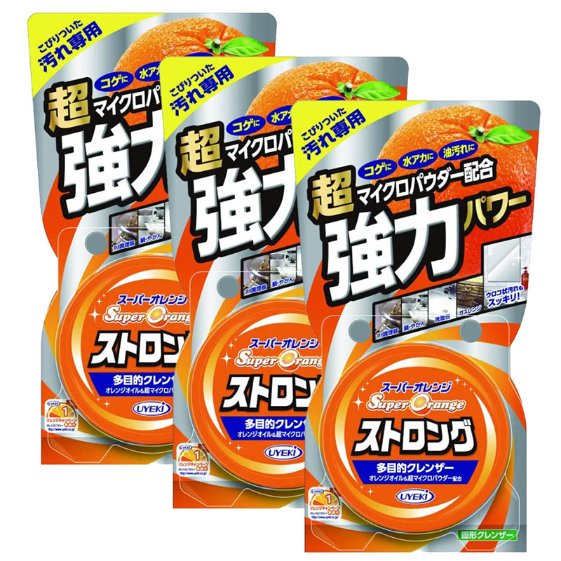スーパーオレンジストロング 95g×3個 UYEKI（ウエキ）多目的クレンザー
