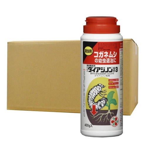 家庭園芸用サンケイダイアジノン粒剤3 コガネムシの幼虫退治 400g×10本