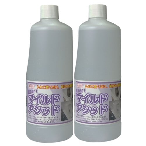 スマートマイルドアシッド 1L×2本 業務用 トイレ洗剤 尿石除去剤-害虫駆除 薬品 業務用殺虫剤専門店 イーライフ