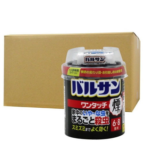 カメムシ 退治 チャタテムシ シバンムシ 駆除 バルサン ワンタッチ 煙タイプ g 6 8畳用 30個 ケース くん煙剤