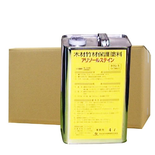 同梱・代引不可 木材保護塗料　(油性)アリシスステイン16L　マホガニ 木材保護塗料 (油性)アリシスステイン16L マホガニ &frasl;a