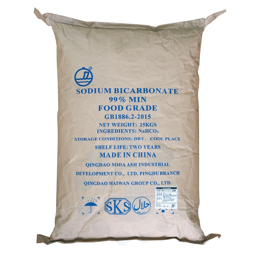 重曹 炭酸水素ナトリウム 25kg 食品添加物 クラフト袋入り 送料無料