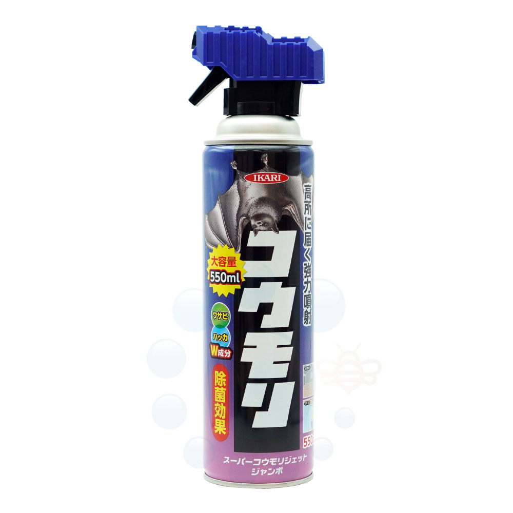 イカリ消毒 スーパーコウモリジェットジャンボ 550ml コウモリ対策