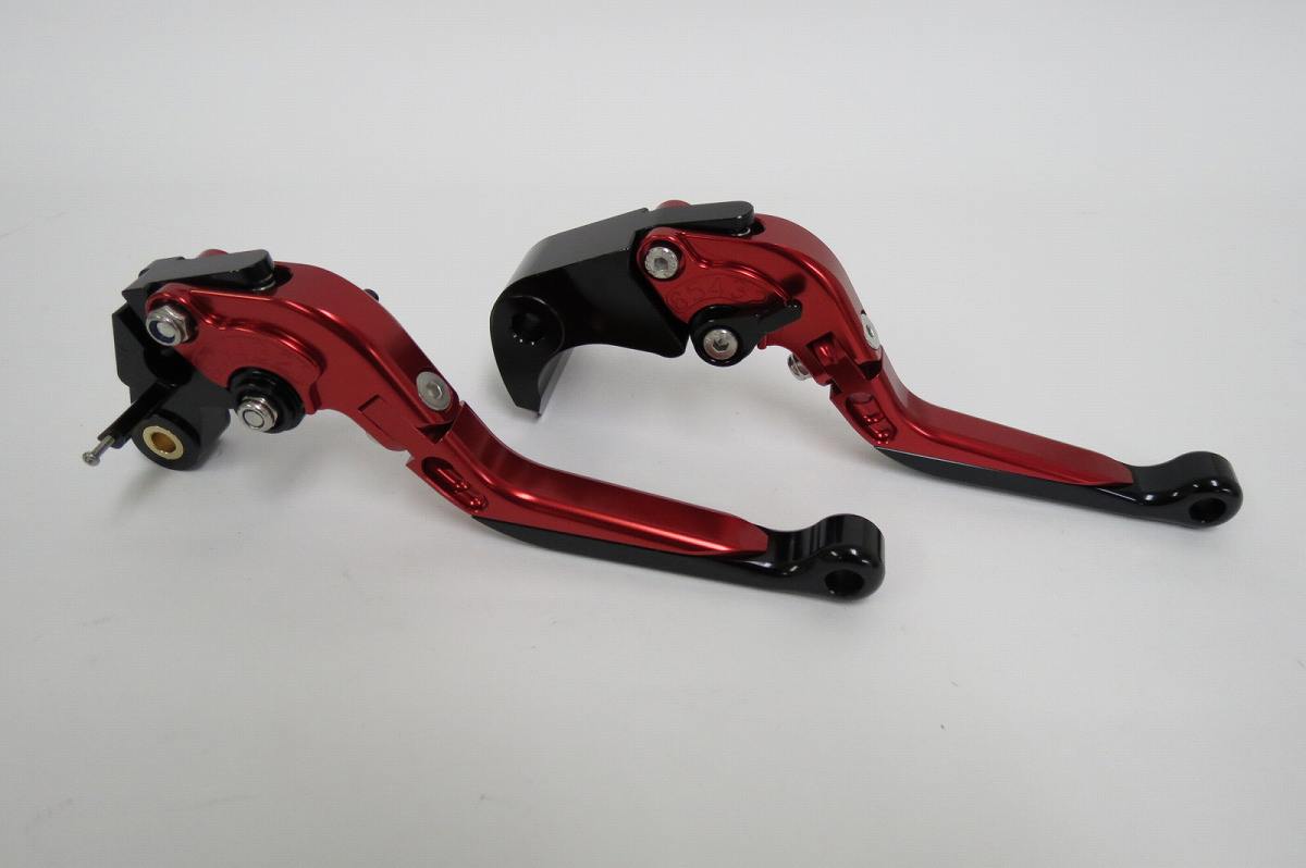 BMW S1000RR 2009-2014年 ビレットレバー 赤 |BMW