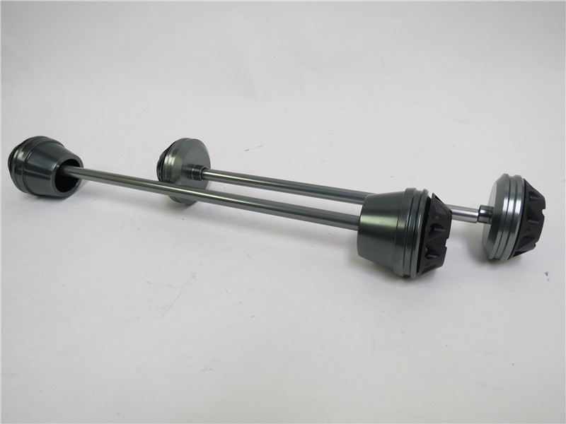 kawasaki Z900 2017年〜　NEW フロント/リアアクスルスライダー 灰|Z900|KAWASAKI