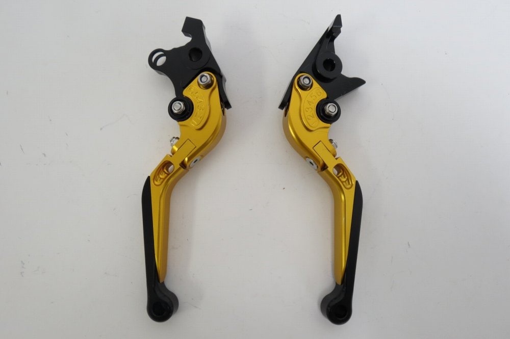 GSX-R1300 隼 HAYABUSA 08-16年 ビレットレバー ロング 金|GSX-R1300|SUZUKI