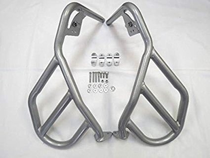 BMW R1200GS R 1200 04-12年フロントエンジンガード シルバー a3