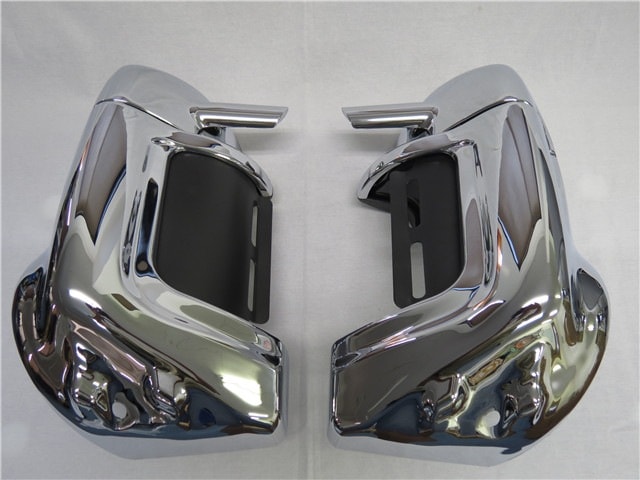Harley ツーリング ロワーフェアリング グローブボックス メッキ