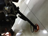 NINJA250 EX250L EX300 2013-2014 ショートスタンド プレート 緑(代引き不可)|NINJA250/300|KAWASAKI