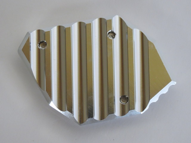 NINJA250 EX250L EX300 2013-2014 ショートスタンド プレート 銀