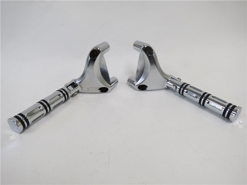 harley ハーレー用フットペグ ブラケット スポーツスター 883 /1200 2004-2013 クローム
