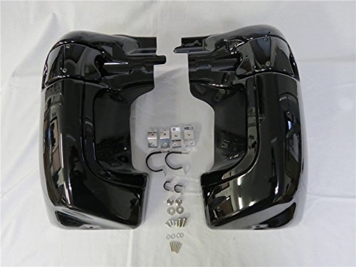 harley用 ロワーフェアリング 6.5 スピーカーボックスポッド 装着済 黒