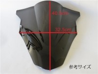 ninja400 2014- Ninja650 ER-6f 2012- ダブルバブルスクリーン メッキ|NINJA650|KAWASAKI
