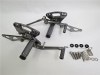 ニンジャ1000 Z1000 2011-2016 ABS 調整式 バックステップセット CNC 灰|Z1000|KAWASAKI