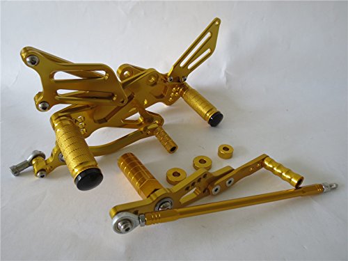 ヤマハ YZF-R1 2009-2014年 調整式　バックステップCNC 金|YZF-R1|YAMAHA