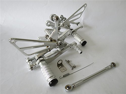 ヤマハ YZF-R1 1998-2003年 調整式　バックステップCNC 銀|YZF-R1|YAMAHA