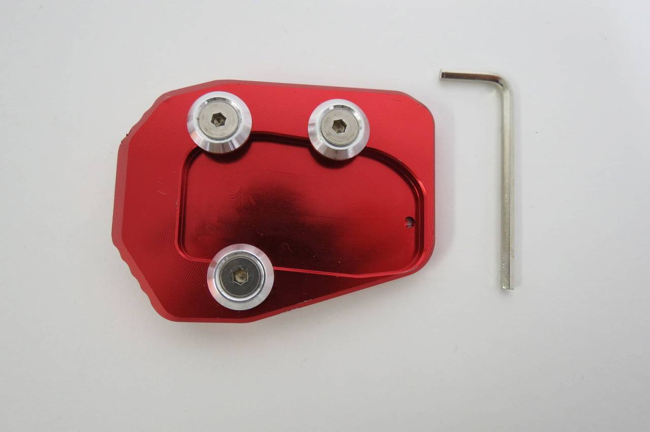 MT-09 mt-09 ショートスタンド プレート 赤 (代引き不可)|MT-09|YAMAHA