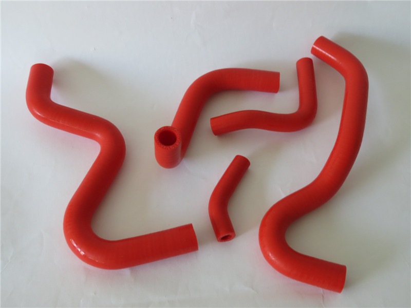 CBR250RR MC22 シリコン ラジエターホース 赤 5p| CBR250|HONDA