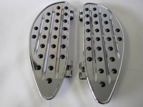 harley ハーレー Touring FLT FLHT FLTR FLST FL CNC フットボード クロム