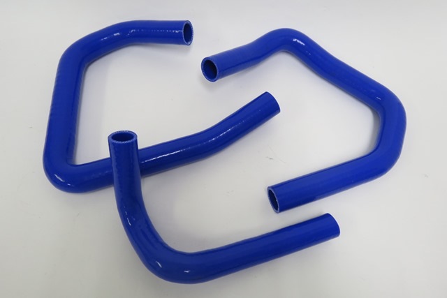 ZX-6R 636 2005-2006 シリコン ラジエターホース 青　3本|ZX-6R|KAWASAKI