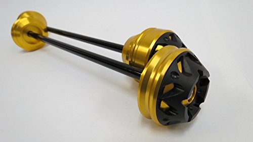 BMW S1000RR/S1000R/HP4 フロント/リア　アクスルスライダー 金|BMW