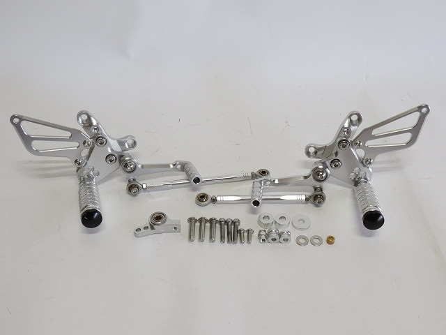 DUCATI 1098 1098S バックステップ CNC加工 銀|DUCATI