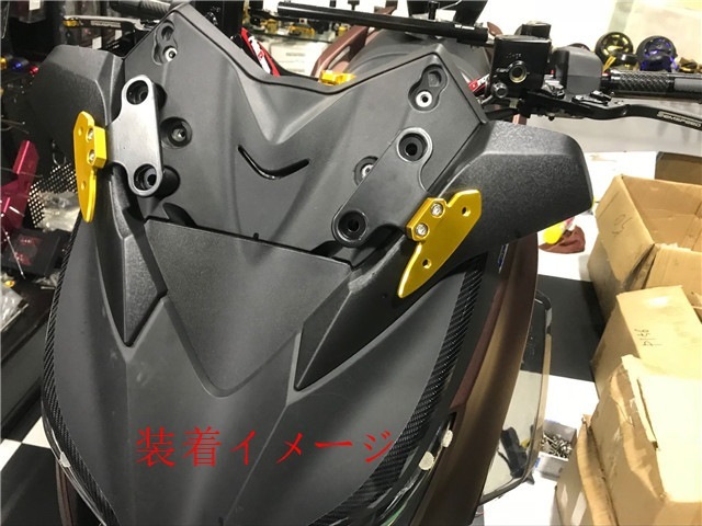 dimotiv xmax用　ミラー移設ブラケット　yzfr25純正ミラー xmax250 XMAX 250 125 2023 以降 新型 ミラー 車体移設