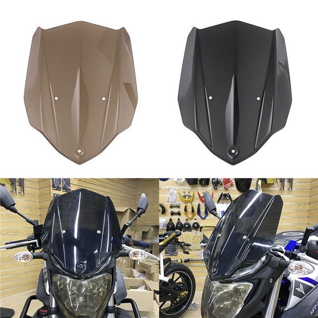 yamaha MT-25 mt25 MT-03 mt3 スクリーン ステーセット スモーク