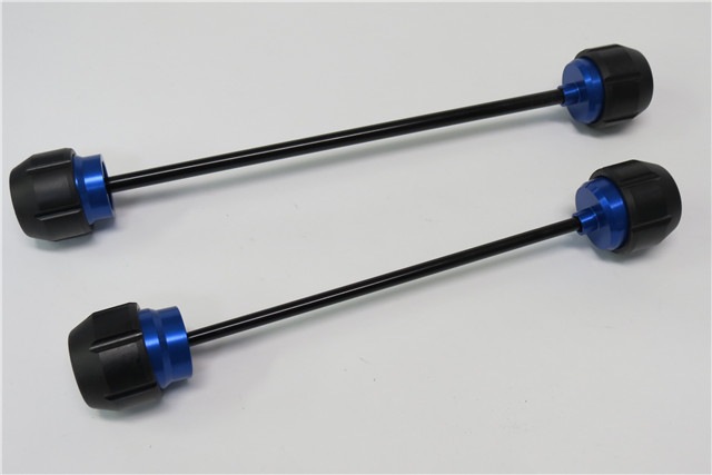 Z900RS z900rs cafe 2018- フロント/リアアクスルスライダー 青|Z900|KAWASAKI