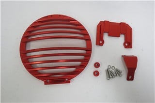 Honda CB650R 2019-2020  CNC  アルミ　ヘッドライトガード 赤|CB/CBR650|HONDA