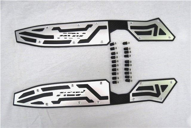HONDA ADV adv150 アルミ CNC ステップボードB 銀