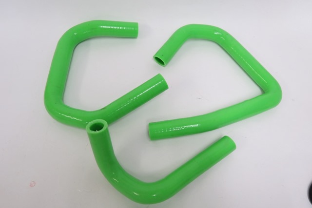 ZX-6R 636 2005-2006 シリコン ラジエターホース 緑 3本|ZX-6R|KAWASAKI