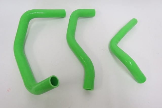 ZX-6R 636 2003-2004 シリコン ラジエターホース 緑 3本|ZX-6R|KAWASAKI