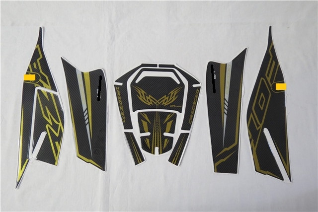 FORZA フォルツァ forza250 MF13 2018- 3D インナー　ステッカーセット　金|FORZA(フォルツァ)|HONDA