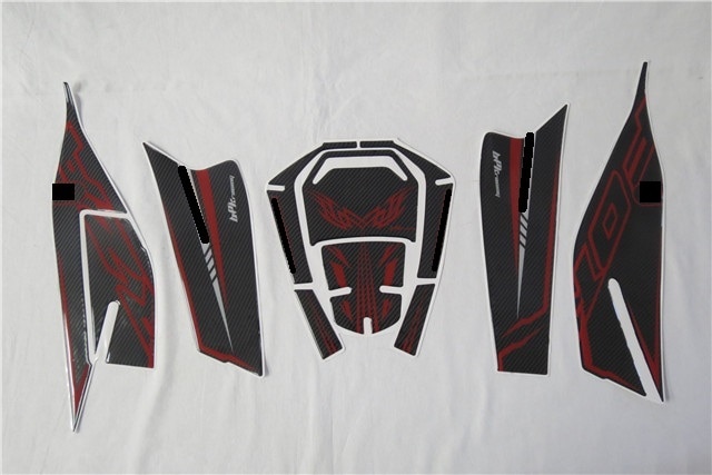 FORZA フォルツァ forza250 MF13 2018- 3D インナー　ステッカーセット　赤|FORZA(フォルツァ)|HONDA