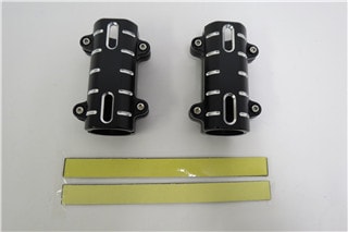 Rebel250/500 レブル250/500 2017- 2020- CNC フロントフォークカバーパイププロテクター 黒|Rebel250/500/1100|HONDA