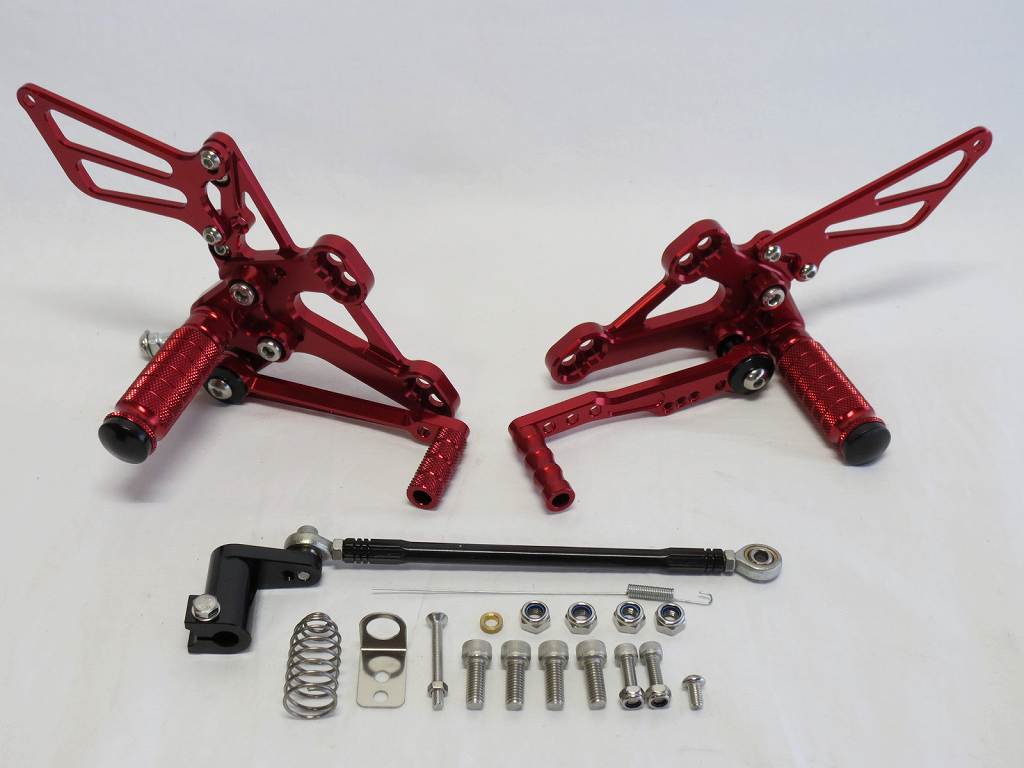 CBR650R CB650R 2019-2020 CBR650F CB650F 2014-2018 CNC 調整式 バックステップ B 赤|CB/CBR650|HONDA