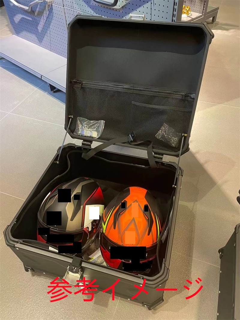 アルミトップケース 100L 特大 リアボックス ツーリングボックス 汎用