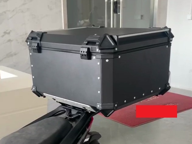 アルミトップケース 100L 特大 リアボックス ツーリングボックス 汎用