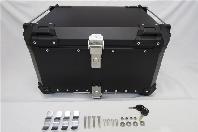 アルミトップケース 80L 大型 リアボックス ツーリングボックス 汎用