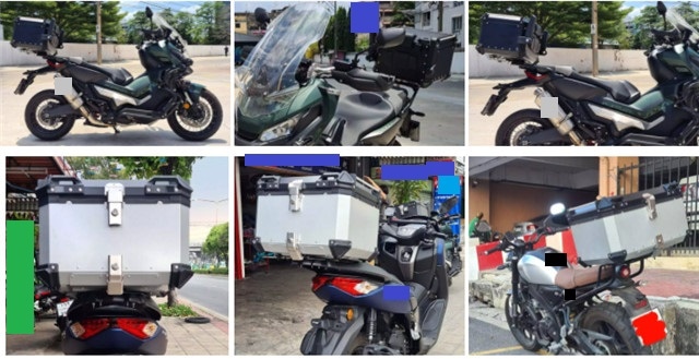 アルミトップケース 80L 大型 リアボックス ツーリングボックス 汎用