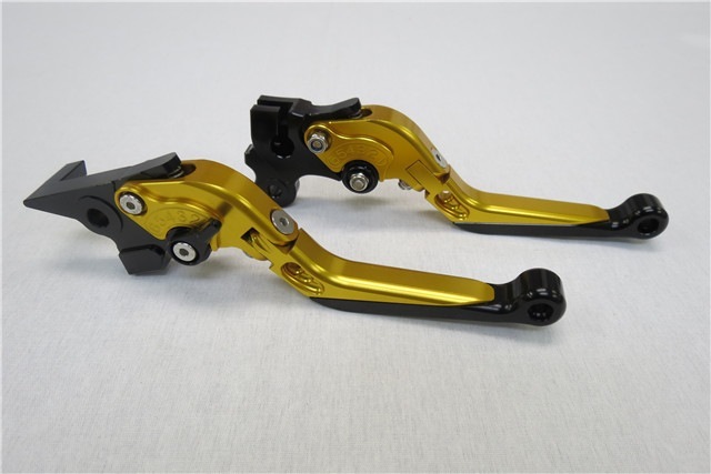 BMW F650GS/G 650GS/G 650 Sertao ビレットレバー ロング 金|BMW