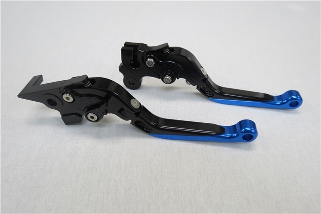 BMW F650GS/G 650GS/G 650 Sertao ビレットレバー ロング 黒×青|BMW