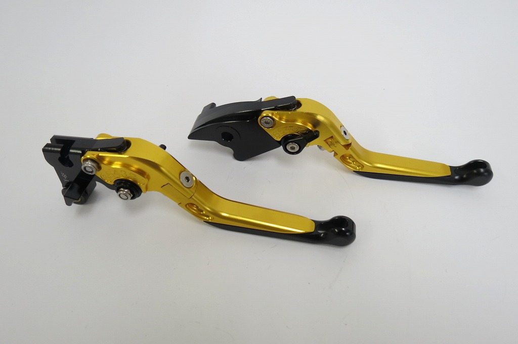 CBR600RR 03 04 05 06 CBR954RR 2002-2003 可倒式 ダブルビレットレバー 金|CBR600|HONDA
