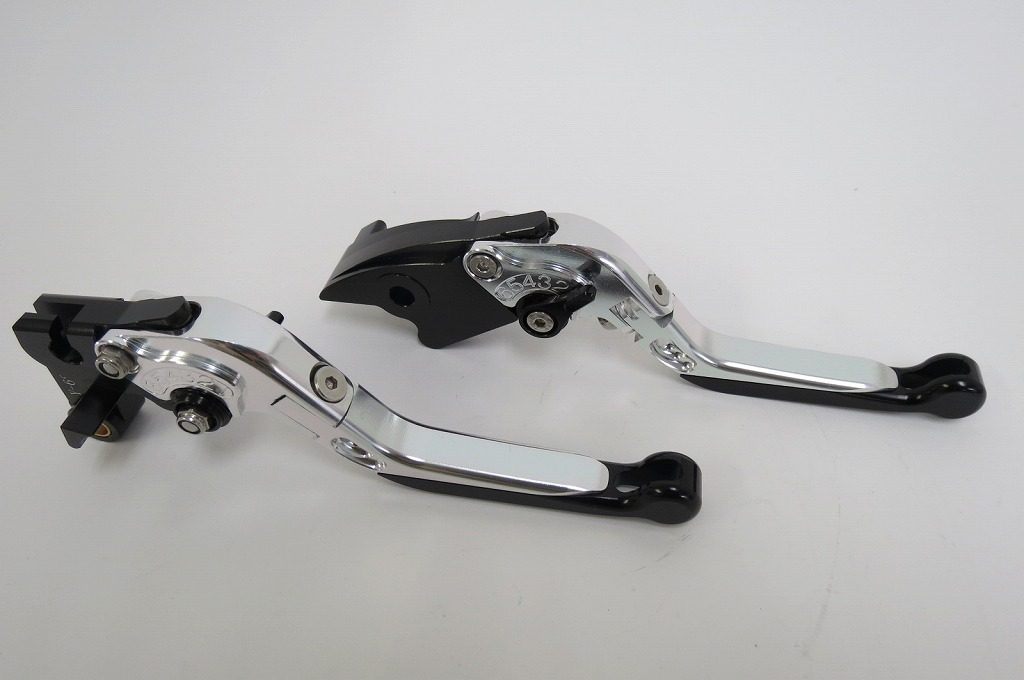 CBR600RR 03 04 05 06 CBR954RR 2002-2003 可倒式 ダブルビレットレバー 銀|CBR600|HONDA