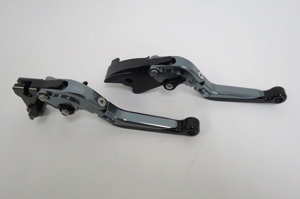 CBR600RR 03 04 05 06 CBR954RR 2002-2003 可倒式 ダブルビレットレバー 灰|CBR600|HONDA
