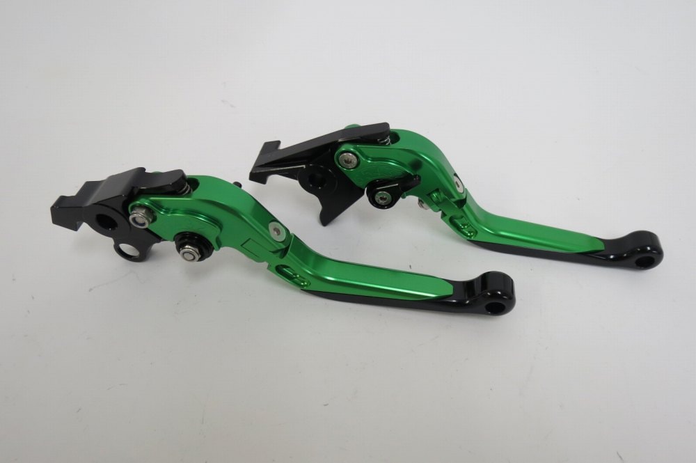 GSX-R1300 隼 HAYABUSA 08-16年 ビレットレバー ロング 緑