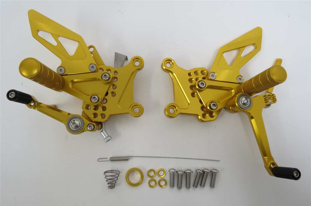 Ninja ZX-25R ニンジャ ZX25R 2020- Ninja ZX4RR ZX-4RR 2023 調整式 バックステップ クイックシフター必須 金|zx-25r|KAWASAKI