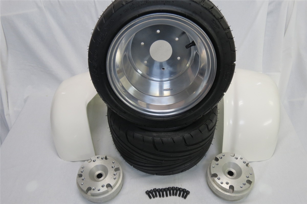 ジャイロキャノピー・UP・X用 ポン付け ホイールタイヤセット 235/30